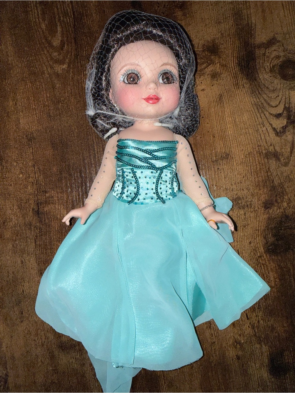 Marie Osmond Adora Good Morning Belle Doll Dancing With Stars Teal Gown 2008
